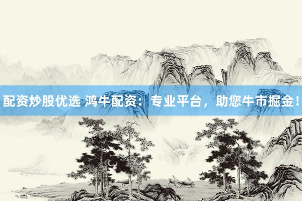 配资炒股优选 鸿牛配资：专业平台，助您牛市掘金！